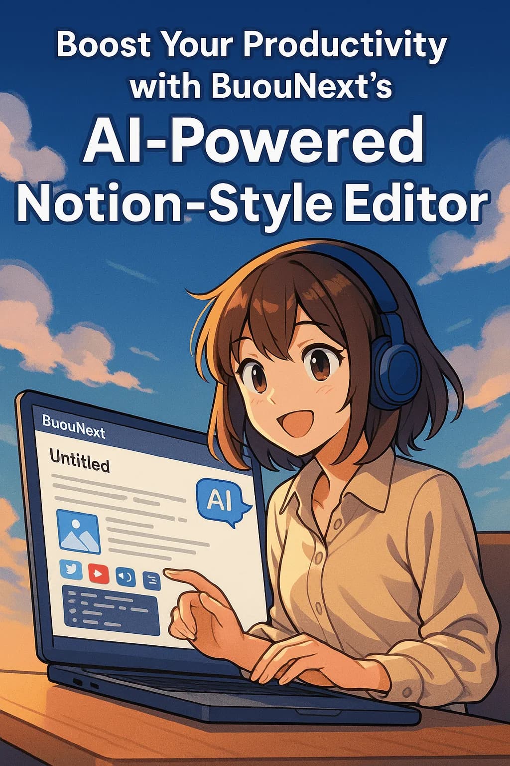 Boost Your Productivity with BuouNext's AI-Powered Notion-Style Editor