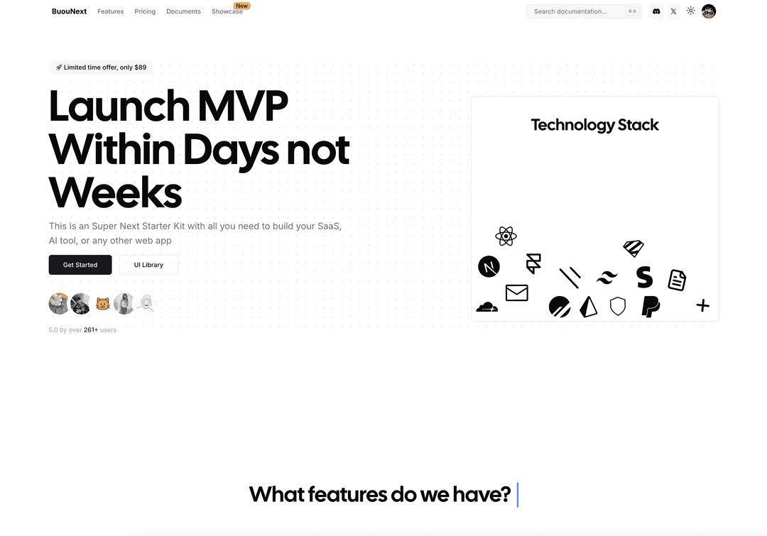 Build Your MVP Faster Than Shipfast with BuouNext