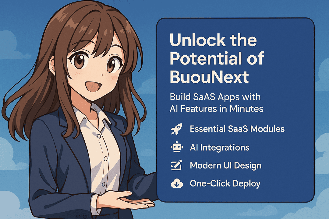 Unlock the Potential of BuouNext - Build Your MVP and Stunning Commercial UI Projects