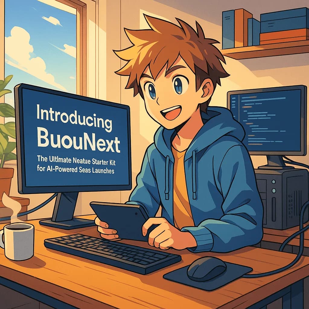 Introducing BuouNext - The Ultimate Next.js Starter Kit for AI-Powered SaaS Launches