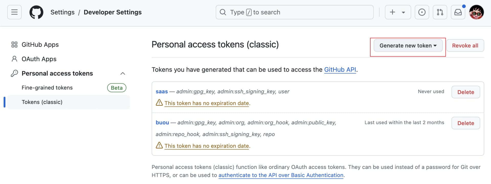 token